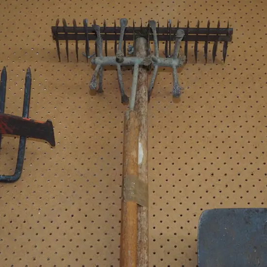 lawn rake, cultivator