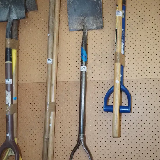 steel handled garden spade