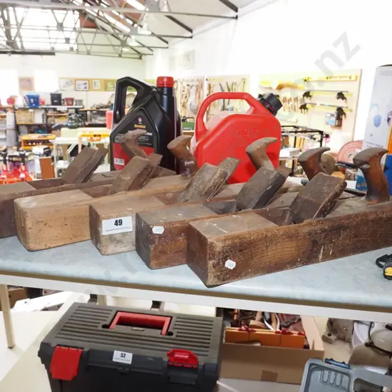5 wooden hand planes