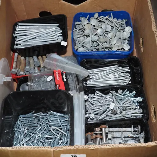 box of fasteners