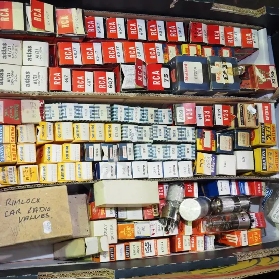 box of radio valves
