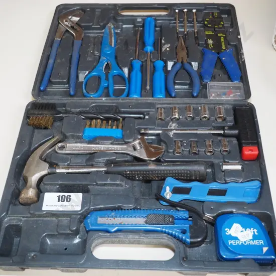 45 piece home tool kit