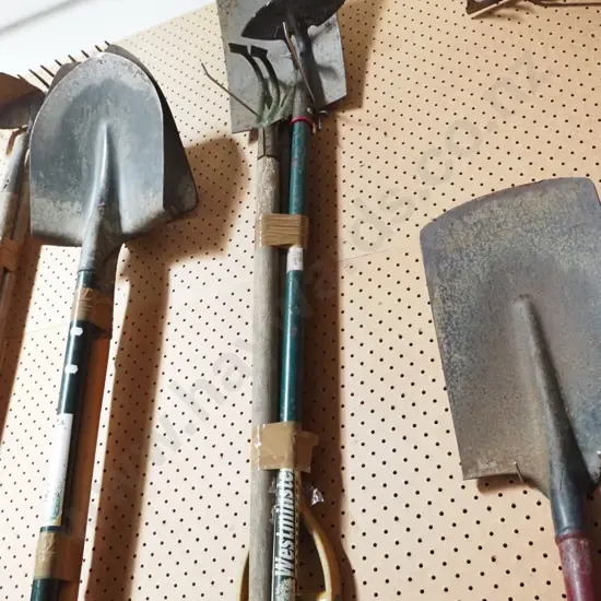 garden spade, cultivator, hoe
