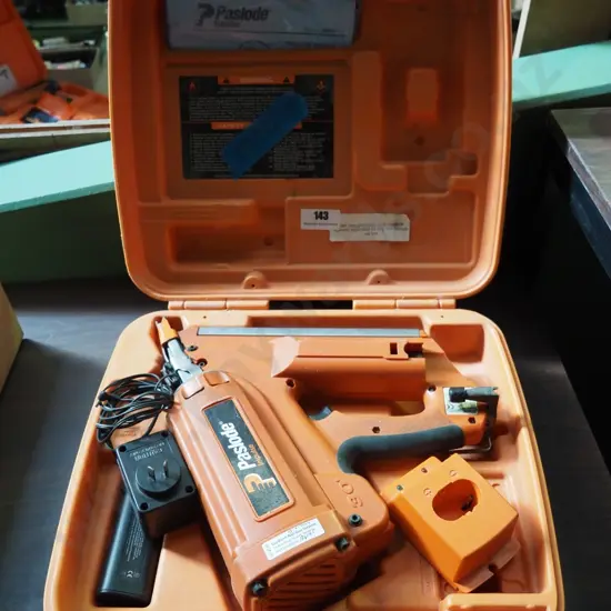 cased Paslode nail gun