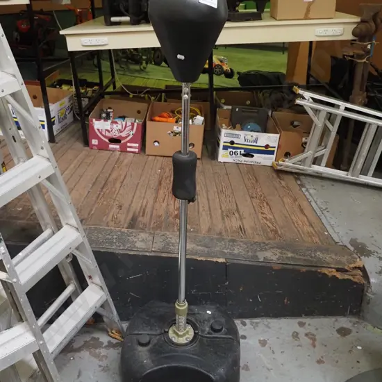 boxing training ball on stand