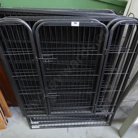 assorted movable dog fencing