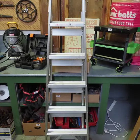 Warrior 5 step aluminium ladder