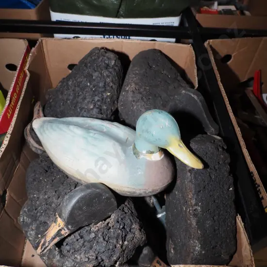 box of duck decoys