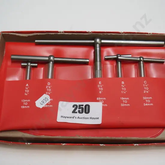 box; telescoping gauges