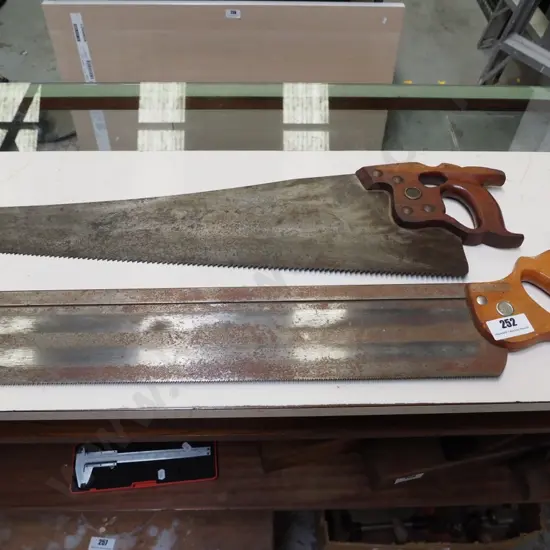 2 vintage saws