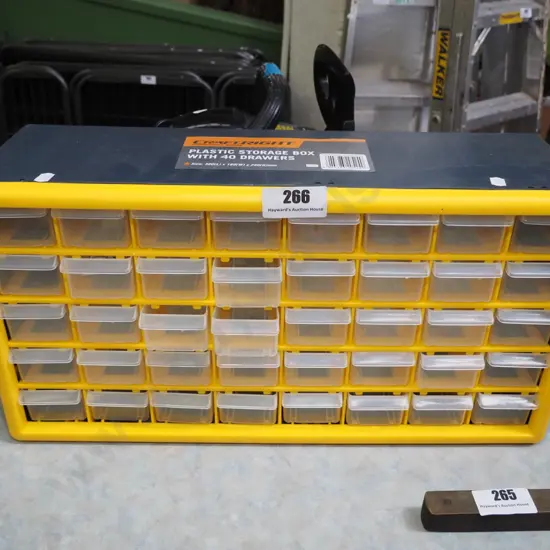 40 drawer plastic storage chest H-260 W-500