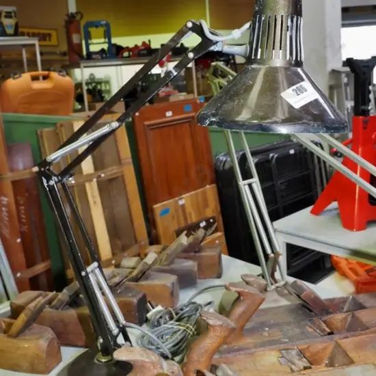 metal anglepoise lamp