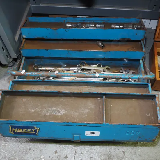 tool box; spanners, sockets etc