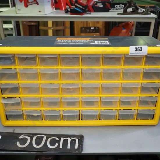 40 drawer plastic storage chest H-260 W-500