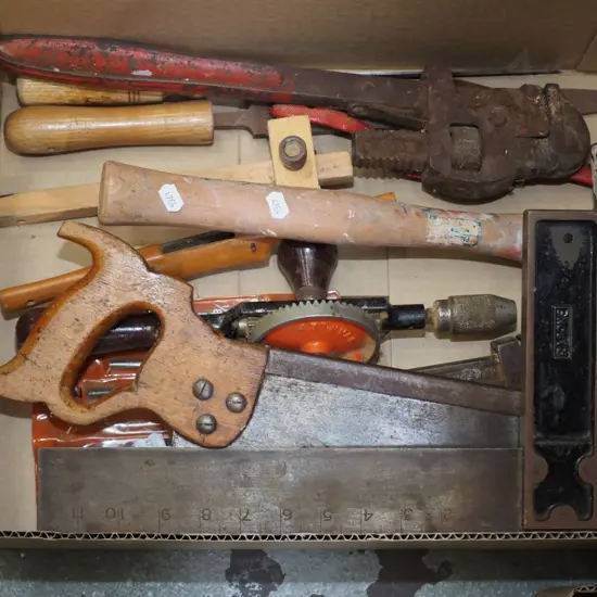 box; vintage tools