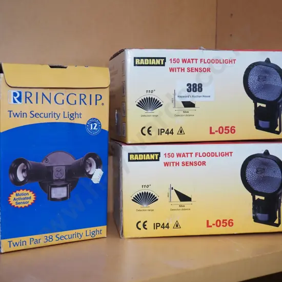 security and flood lights