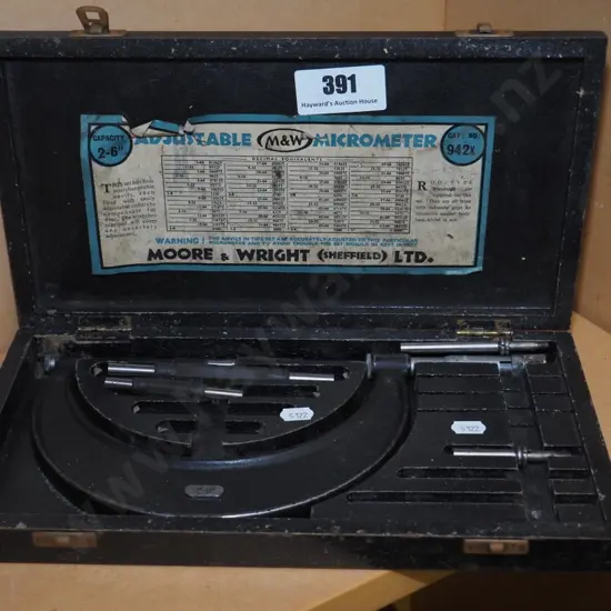 wood cased micrometer
