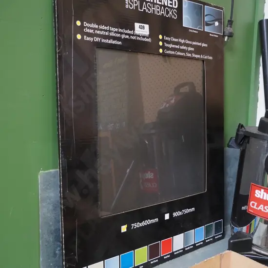 charcoal kitchen splash back