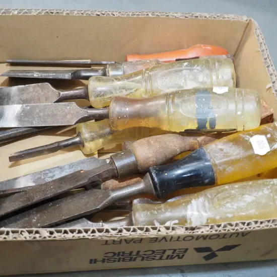 small box of chisels