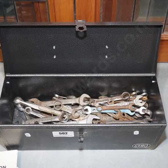 tool box and spanners