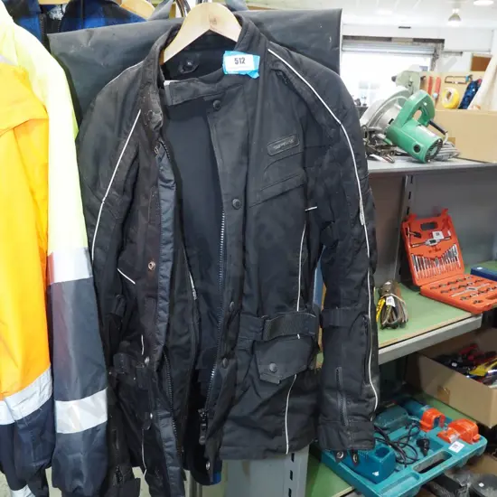 motorcycle clothing; pants, jackets - XL, carry bag