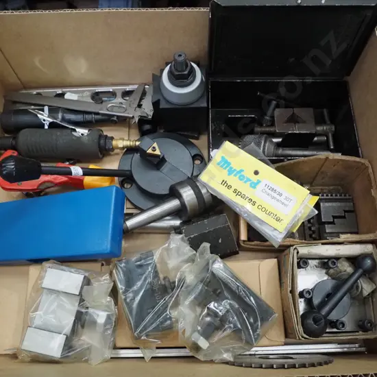 box; engineering tools; clamps, drill heads etc