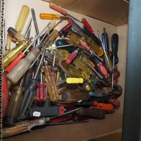box of screwdrivers