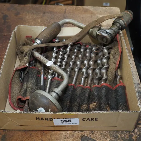 auger brace and bits