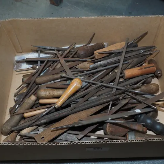 box of rasps and files