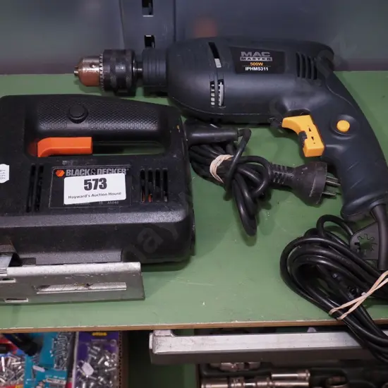Black & Decker jigsaw and drill