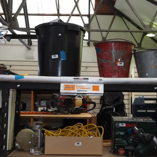 Renovator wall stand off ladder attachment