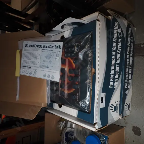 3 boxed DX1 input systems