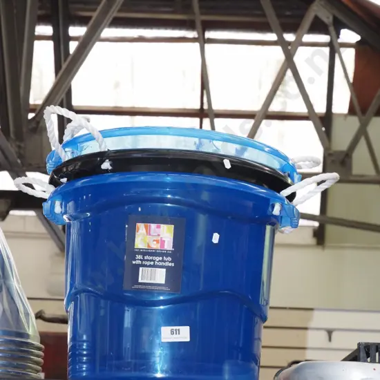 3 heavy duty storage tubs