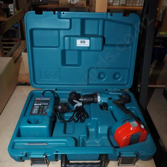 cased Makita battery drill