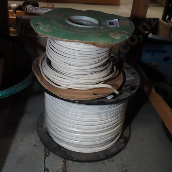 2 coils of electrical wiring