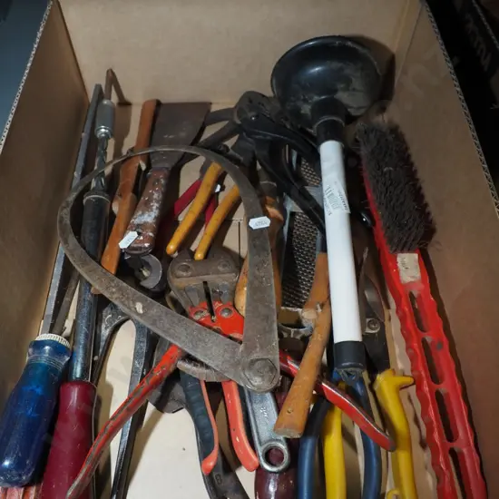box; wire brush, twist drill etc
