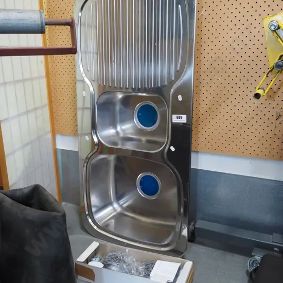 stainless steel twin kitchen sink