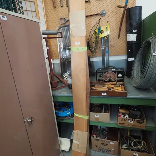 bundle of exotic timber veneer