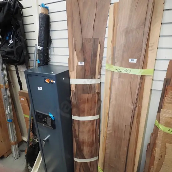 bundle of exotic timber veneer