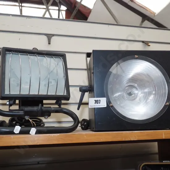 halogen lamp, strobe light