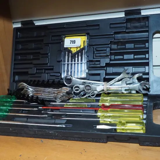 screwdriver set, open ended spanners