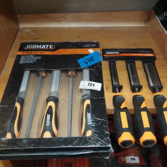 Jobmate chisels, files