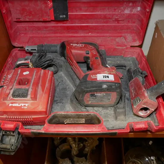 Hilti battery powered collated screw gun