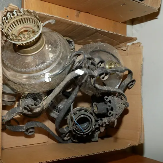 vintage lantern parts