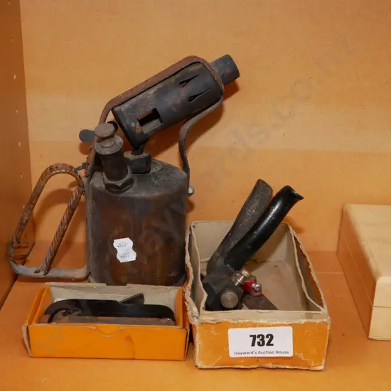 blow torch, small plane, nibbler