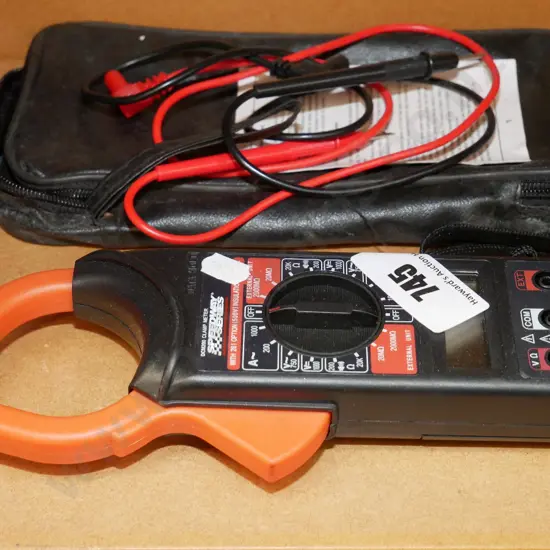 electricians clamp meter