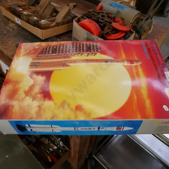 yet to be assembled model rocket