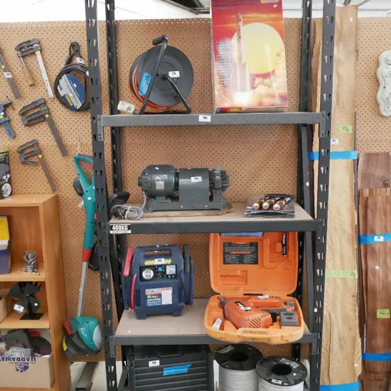 metal and mdf workshop shelving H-2140 W-1000 D-430