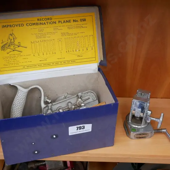 Record combination plane, small Gear Master adjustable stand