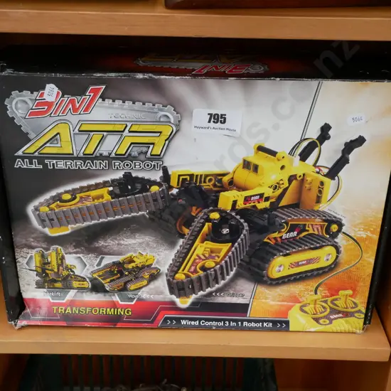 yet to be assembled All Terrain Robot